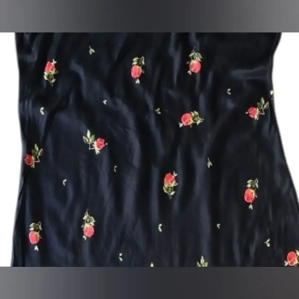 NEW- Floral Black Maxi Dress